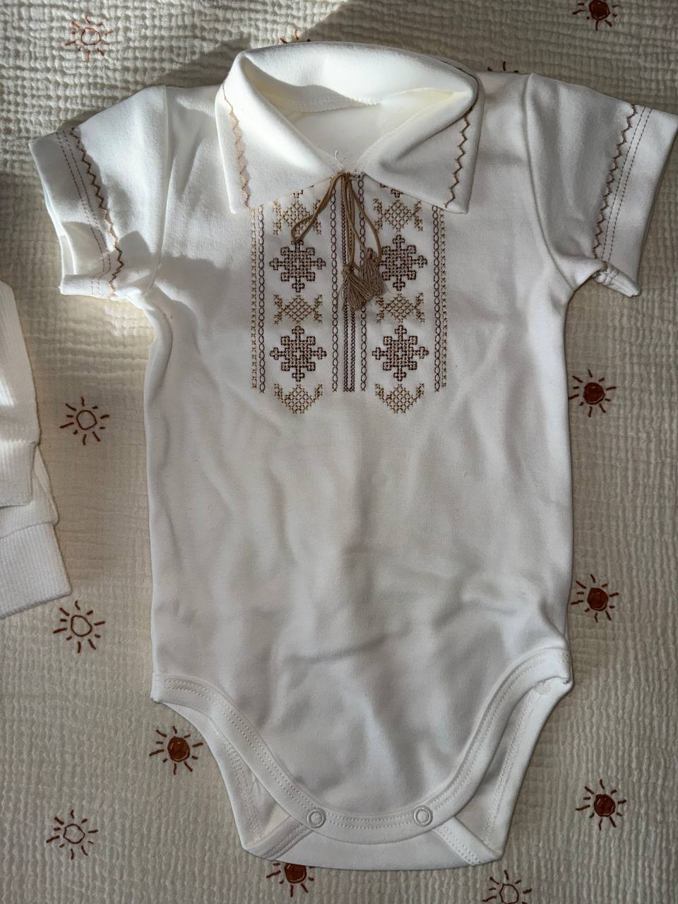 Baby Boy Christening Outfit Set – Elegant Newborn Coming Home Outfit - Size 62 EU (0-3months)