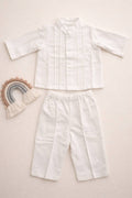 Baby Boy Classic Christening Set – Elegant White Outfit - Sizes 62 EU , 68 EU